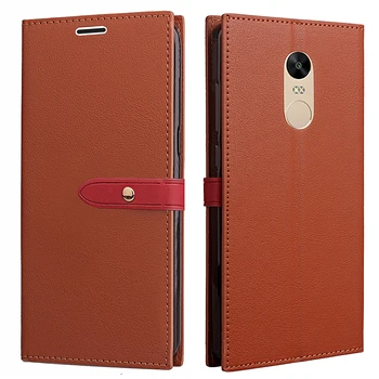 Wallet Slim Fit Folio Book Cover With Business Card Holder Phone Case For Xiaomi Redmi Note 4X Flip Stand Case/Brown
Wallet Slim Fit Folio Book Cover With Business Card Holder Phone Case For Xiaomi Redmi Note 4X Flip Stand Case/Brown