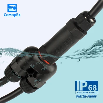 1PC T-Type Wire Waterproof Terminal Connector Y-Type Quickly Connected 5 Pin Sealed IP68 Retardant Junction Boxescable Connector
1PC T-Type Wire Waterproof Terminal Connector Y-Type Quickly Connected 5 Pin Sealed IP68 Retardant Junction Boxescable Connector