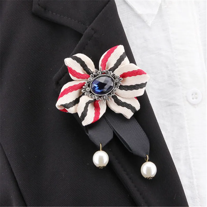 High Quality Crystal Pearl Cloth Wedding Brooch Jewelry Ribbon Brooches For Women Men Suit Shirt Collar Pins Accessories Gifts
High Quality Crystal Pearl Cloth Wedding Brooch Jewelry Ribbon Brooches For Women Men Suit Shirt Collar Pins Accessories Gifts
