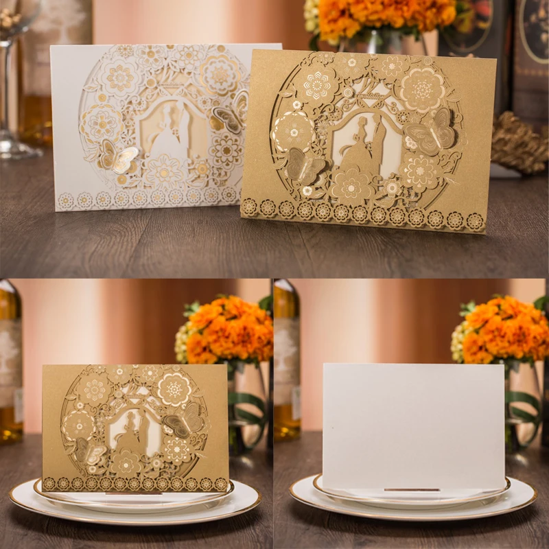 50Pcs Laser Cut Bride And Groom Marriage Wedding Invitation Card Customized Printing Invitation Card Envelopes Party Supplies
50Pcs Laser Cut Bride And Groom Marriage Wedding Invitation Card Customized Printing Invitation Card Envelopes Party Supplies