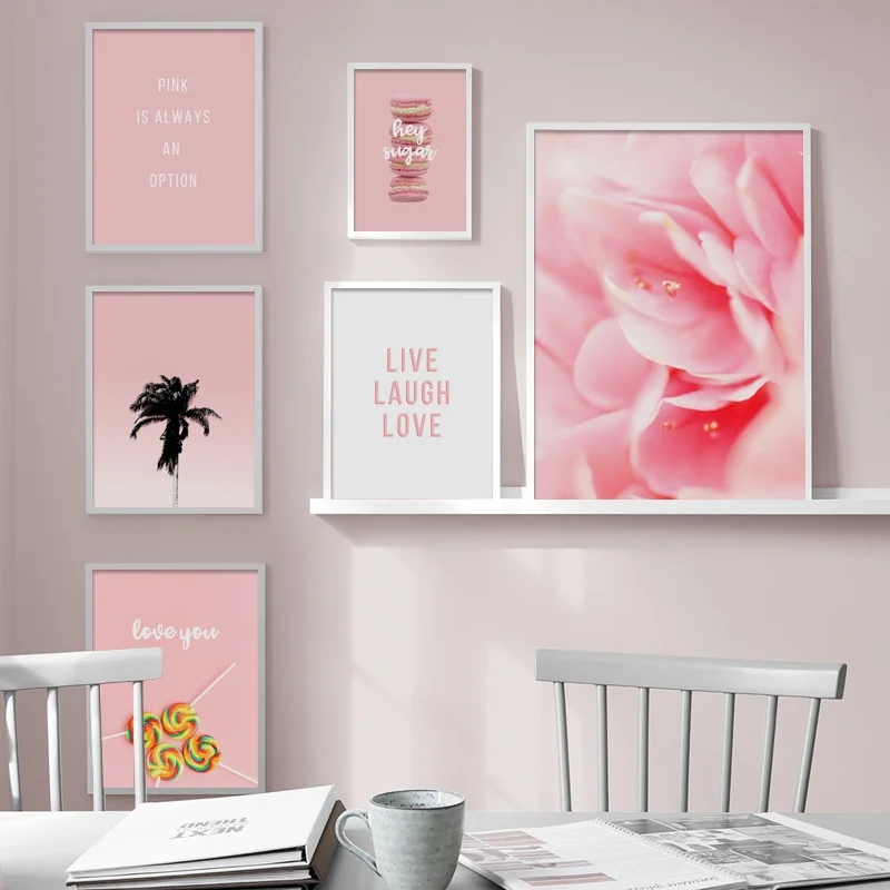 Pink Flower Macaron Lollipop Coconut Tree Wall Art Canvas Painting Nordic Posters And Prints Wall Pictures For Living Room Decor
Pink Flower Macaron Lollipop Coconut Tree Wall Art Canvas Painting Nordic Posters And Prints Wall Pictures For Living Room Decor