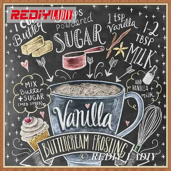 REDIY LADIY Diamond Mosaic Kitchen Menu 5D Diamond Embroidery Crystal Needlework Diamond Painting Cross Stitch Rhinestones Arts
REDIY LADIY Diamond Mosaic Kitchen Menu 5D Diamond Embroidery Crystal Needlework Diamond Painting Cross Stitch Rhinestones Arts