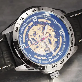 SHENHUA Top Luxury Watches Novel Design 2016 Fashion Men's Classic Black Leather Dial Skeleton Mechanical Sport Army Wrist Watch
SHENHUA Top Luxury Watches Novel Design 2016 Fashion Men's Classic Black Leather Dial Skeleton Mechanical Sport Army Wrist Watch