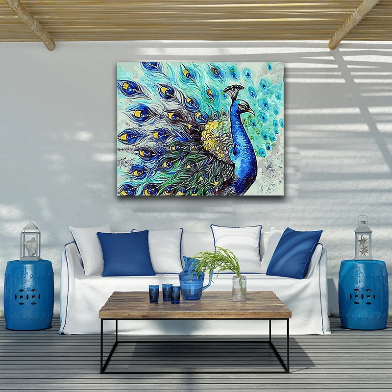 DIY colorings pictures by numbers with colors Blue peacock opening picture drawing painting by numbers framed Home
DIY colorings pictures by numbers with colors Blue peacock opening picture drawing painting by numbers framed Home