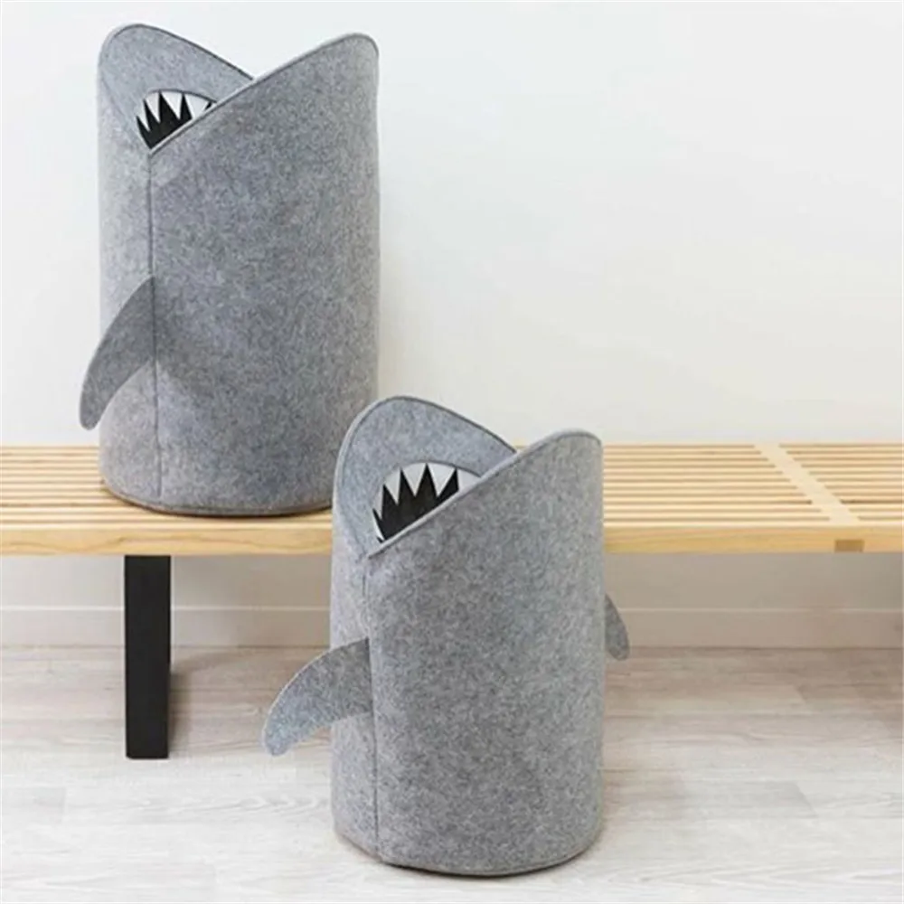 Cute Cartoon Shark Shaped Storage Basket Multi-Functional Premium Felt Laundry Bucket Home for Kids Toy and Clothing
Cute Cartoon Shark Shaped Storage Basket Multi-Functional Premium Felt Laundry Bucket Home for Kids Toy and Clothing