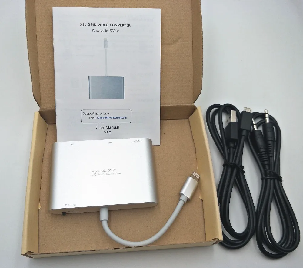 For Lightning to HDMI VGA Audio Adapter Converter For IPhone X 8 7S 6S Plus 1080P Plug and Play Digital AV Adapter For ipad Air 
For Lightning to HDMI VGA Audio Adapter Converter For IPhone X 8 7S 6S Plus 1080P Plug and Play Digital AV Adapter For ipad Air