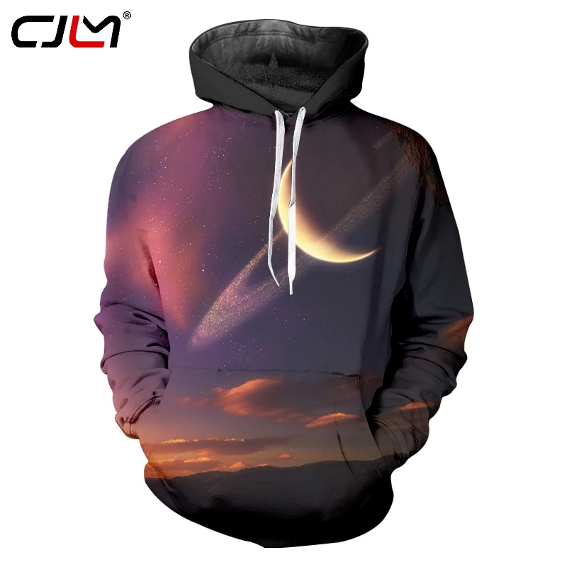 CJLM New Arrivals Colored Moon Pullover 3D Starry Sky Man Hoodies Full Printed High Quality Mens Clothing
CJLM New Arrivals Colored Moon Pullover 3D Starry Sky Man Hoodies Full Printed High Quality Mens Clothing