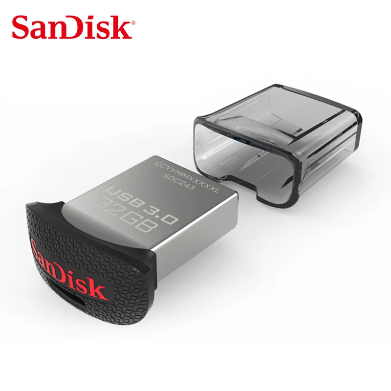 SanDisk Ultra Fit USB Flash Drive CZ43 mini Pen Drive 16G 32G 64G 128G memory stick USB flash Support Official Verification
SanDisk Ultra Fit USB Flash Drive CZ43 mini Pen Drive 16G 32G 64G 128G memory stick USB flash Support Official Verification