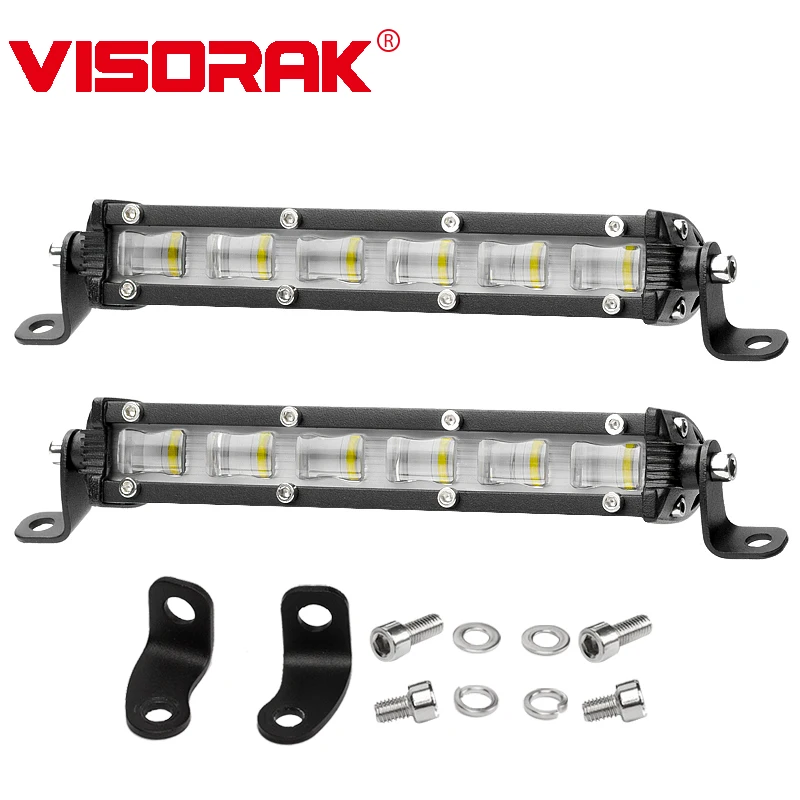 VISORAK 7" Slim LED Work Light Bar Offroad LED Light 12V 24V MotorCycle LED Light For 4X4 4WD Jeep Truck ATV SUV Car Offroad
VISORAK 7" Slim LED Work Light Bar Offroad LED Light 12V 24V MotorCycle LED Light For 4X4 4WD Jeep Truck ATV SUV Car Offroad