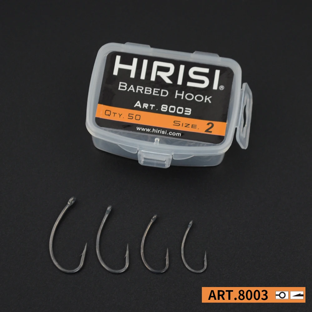 100pcs Teflon Coating High Carbon Stainless Steel Barbed Carp Fishing Hooks Pack with Retail Original Box 8003
100pcs Teflon Coating High Carbon Stainless Steel Barbed Carp Fishing Hooks Pack with Retail Original Box 8003