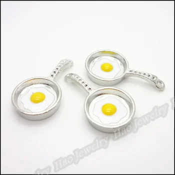 40pcs Vintage Charms Pot Eggs Pendant White K Zinc Alloy Fit Bracelet Necklace DIY Metal Jewelry Findings
40pcs Vintage Charms Pot Eggs Pendant White K Zinc Alloy Fit Bracelet Necklace DIY Metal Jewelry Findings