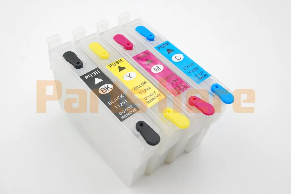 

129 T1291 T1292 T1293 T1294 Refillable Ink Cartridge for Epson BX305 BX320 BX525 BX625 BX630 BX925 SX235 SX420 SX425 SX525 SX620