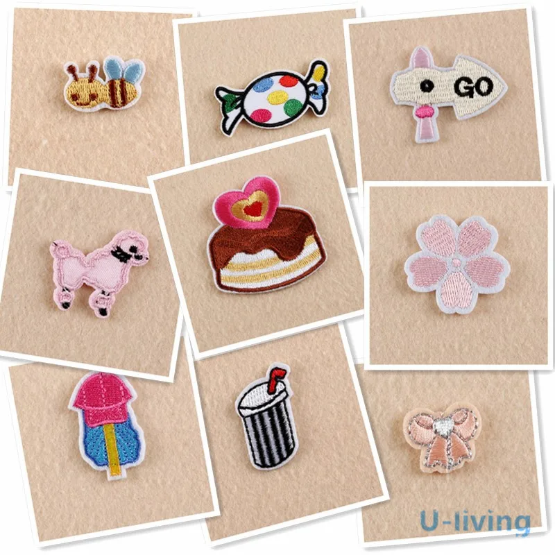 1Pcs Mix cute Patches for Clothing Iron on Embroidered Sew Applique Cute Patch Fabric Badge Garment DIY Apparel Accessories
1Pcs Mix cute Patches for Clothing Iron on Embroidered Sew Applique Cute Patch Fabric Badge Garment DIY Apparel Accessories