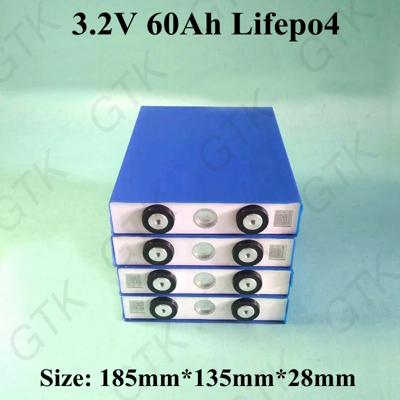 1pc 3.2v lifepo4 battery cells 60Ah 180A lifepo4 batterie for electric wheelchair solar energy storage golf car tour coach
1pc 3.2v lifepo4 battery cells 60Ah 180A lifepo4 batterie for electric wheelchair solar energy storage golf car tour coach