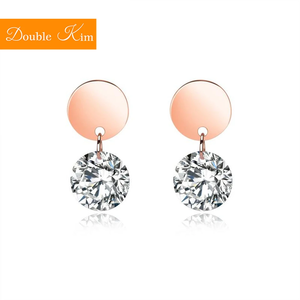 Zircon Geometric Simplicity Stud Earrings Titanium Stainless Steel Inlaid Zircon Rose Gold Fashion Trendy Women Jewelry Gift
Zircon Geometric Simplicity Stud Earrings Titanium Stainless Steel Inlaid Zircon Rose Gold Fashion Trendy Women Jewelry Gift