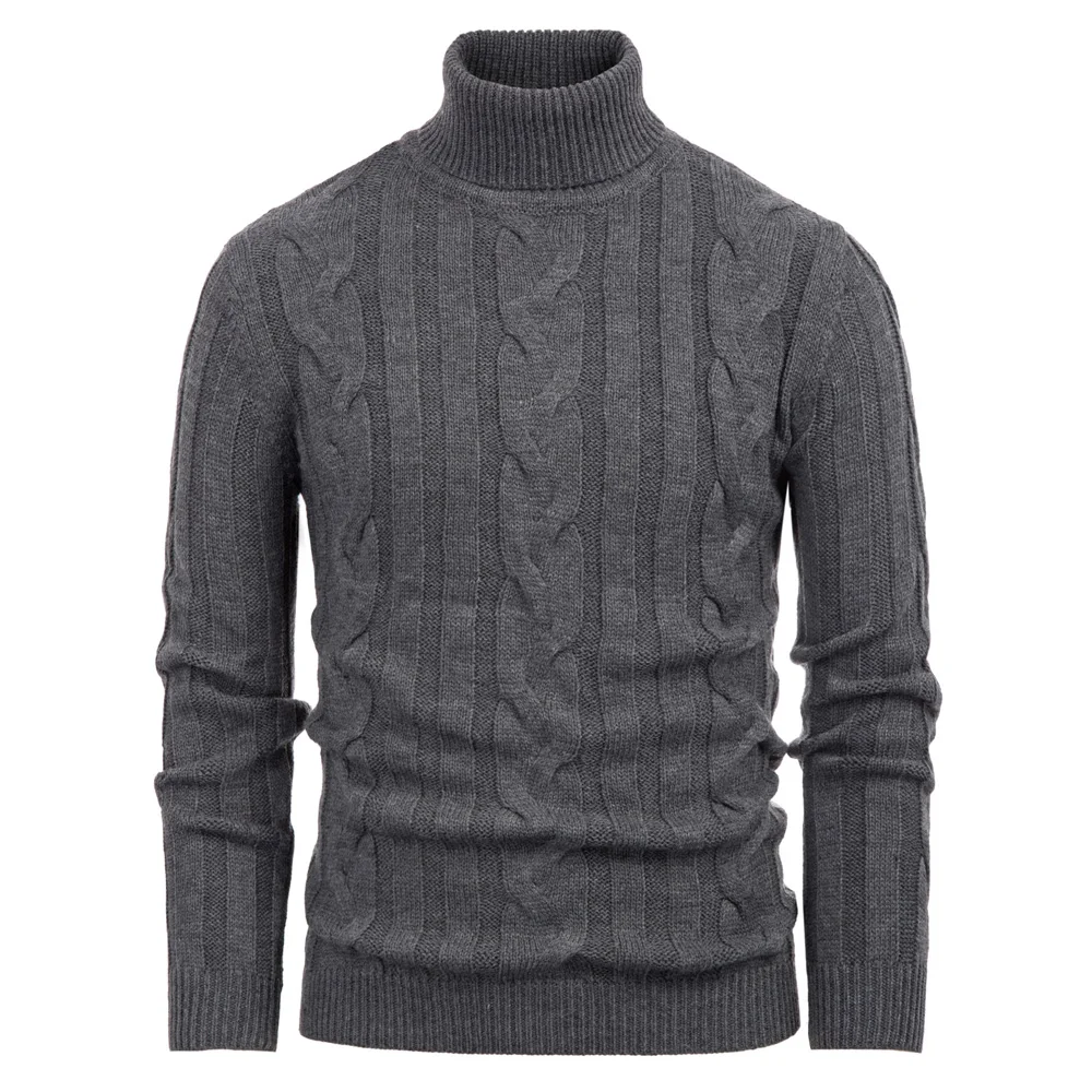 grey Men Turtleneck sweater Fall Winter warm solid color Knitted Sweater Long Sleeve Pullover Casual office home thick knitwear
grey Men Turtleneck sweater Fall Winter warm solid color Knitted Sweater Long Sleeve Pullover Casual office home thick knitwear