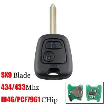 Remote Key Car Remote Control Key 2 Buttons 433Mhz for Citroen Saxo Picasso Xsara Berlingo SX9
Remote Key Car Remote Control Key 2 Buttons 433Mhz for Citroen Saxo Picasso Xsara Berlingo SX9