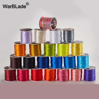 

60M/Spool 1.5mm 2mm 2.5mm Nylon Cord Chinese Knot Macrame Cord Thread String DIY Tassels Beading Braided Bracelet Jewelry Making