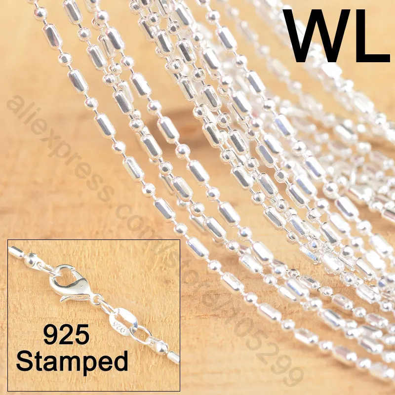 20Pcs Lot 18" 925 Sterling Silver Jewelry Necklace Chains With Lobster Clasps For Pendant Factory Directly Price
20Pcs Lot 18" 925 Sterling Silver Jewelry Necklace Chains With Lobster Clasps For Pendant Factory Directly Price