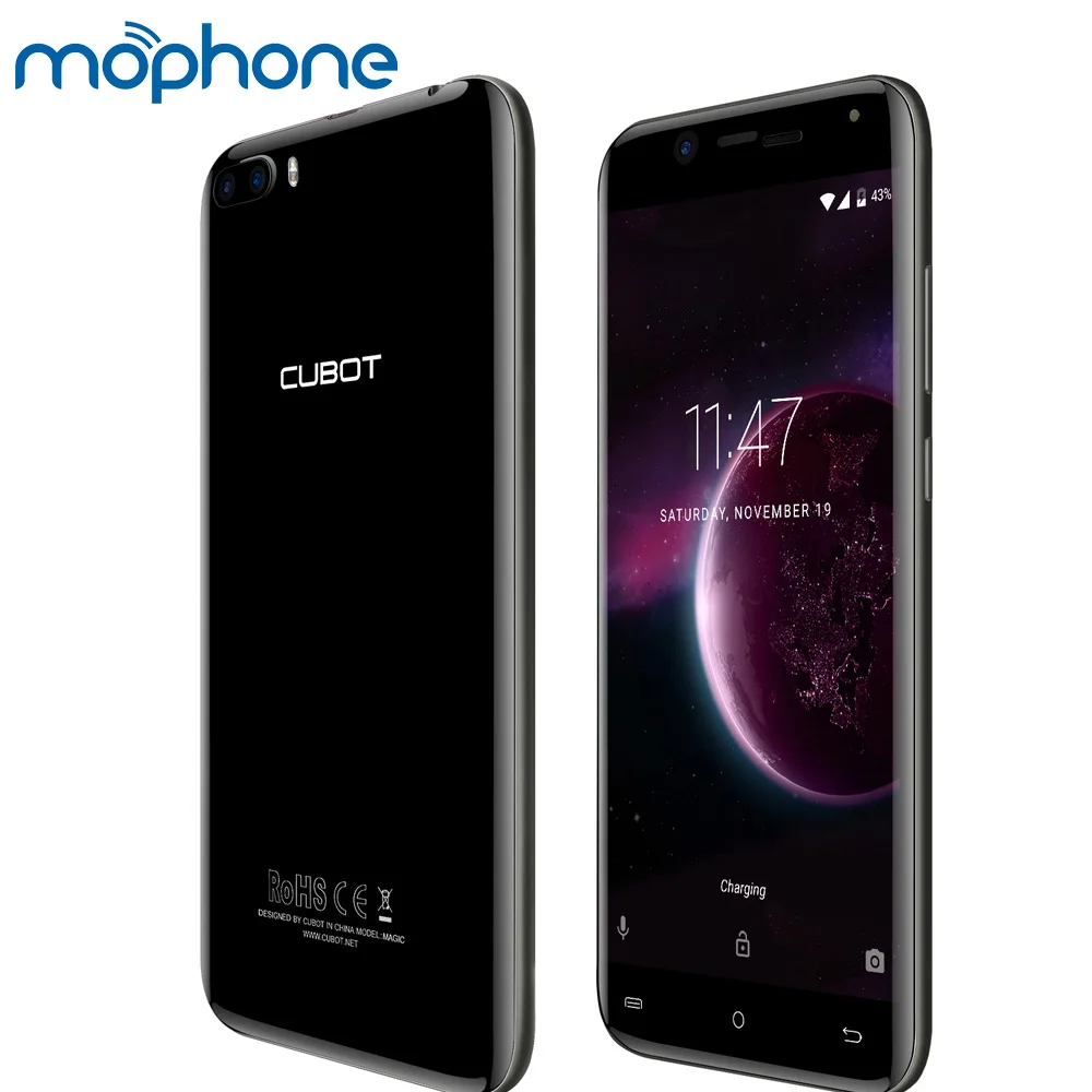 

Cubot Magic 4G Smartphone 5.0" MTK6737 Quad-Core Android 7.0 3GB RAM 16GB ROM Dual Rear Camera 2600mAh Battery WiFi Cellphone