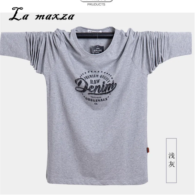 Spring Casual Man Plus Size T Shirt Letter Print Loose Streetwear Long Sleeves Tees
Spring Casual Man Plus Size T Shirt Letter Print Loose Streetwear Long Sleeves Tees