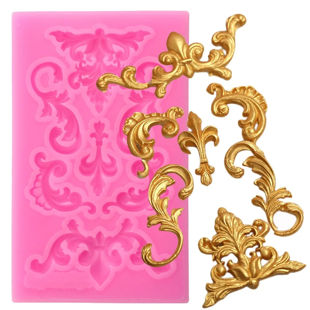 Border Silicone Mold Scroll Relief Fondant Mold Cake Decorating Tools Candy Clay Chocolate Gumpaste Mould Cupcake Baking Molds
Border Silicone Mold Scroll Relief Fondant Mold Cake Decorating Tools Candy Clay Chocolate Gumpaste Mould Cupcake Baking Molds