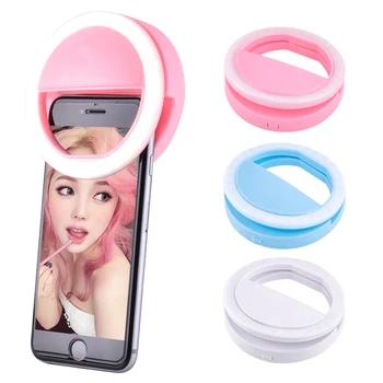 Portable LED Selfie Ring Light Flash LED Camera Phone Photography Ring Light Enhancing Photography for iPhone Smartphone Tablet
Portable LED Selfie Ring Light Flash LED Camera Phone Photography Ring Light Enhancing Photography for iPhone Smartphone Tablet