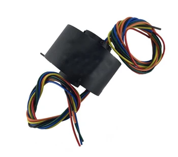 M slipring slip ring Dia. 54mm 6 Channel 10A hole dia.:12.7mm MST012-54-0610 Conductive ring collector ring integrated
M slipring slip ring Dia. 54mm 6 Channel 10A hole dia.:12.7mm MST012-54-0610 Conductive ring collector ring integrated