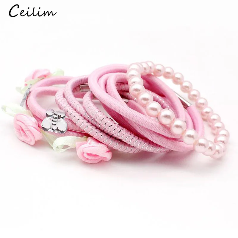 Cute Pink Princess Flower Hair Bands for Kids Girls 9pcs Elastic Rubber Band Headwear Hair Rope Baby Butterfly Hair Accessories
Cute Pink Princess Flower Hair Bands for Kids Girls 9pcs Elastic Rubber Band Headwear Hair Rope Baby Butterfly Hair Accessories