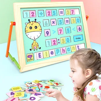 Kids Baby Learning Alphabet Number Board Toy Children Drawing Writing Board Early Education Puzzle Toy Wooden Building Blocks
Kids Baby Learning Alphabet Number Board Toy Children Drawing Writing Board Early Education Puzzle Toy Wooden Building Blocks