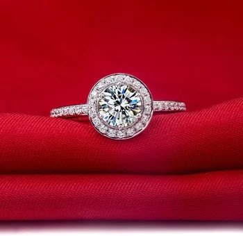 Vintage 1CT Certified Moissanite Anniversary Ring Sterling White Gold AU585 Top Quality Stone Pass Testers Free Refresh All Life
Vintage 1CT Certified Moissanite Anniversary Ring Sterling White Gold AU585 Top Quality Stone Pass Testers Free Refresh All Life