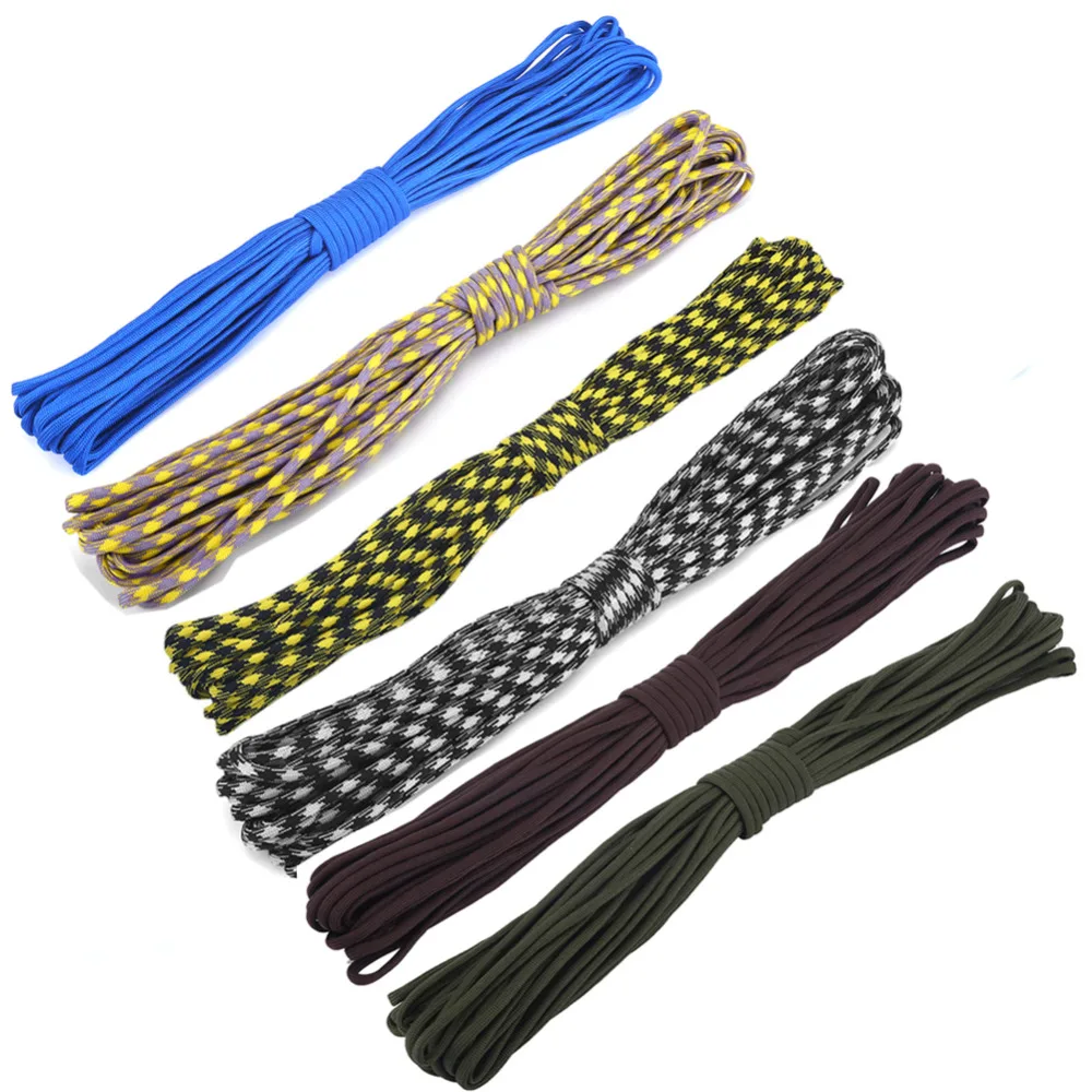 15M/31M/100M Strong 7 Core Parachute Cord Paracord Rope Strand Cord Lanyard Outdoor Camping Tent Guyline Wire Survival Rope
15M/31M/100M Strong 7 Core Parachute Cord Paracord Rope Strand Cord Lanyard Outdoor Camping Tent Guyline Wire Survival Rope