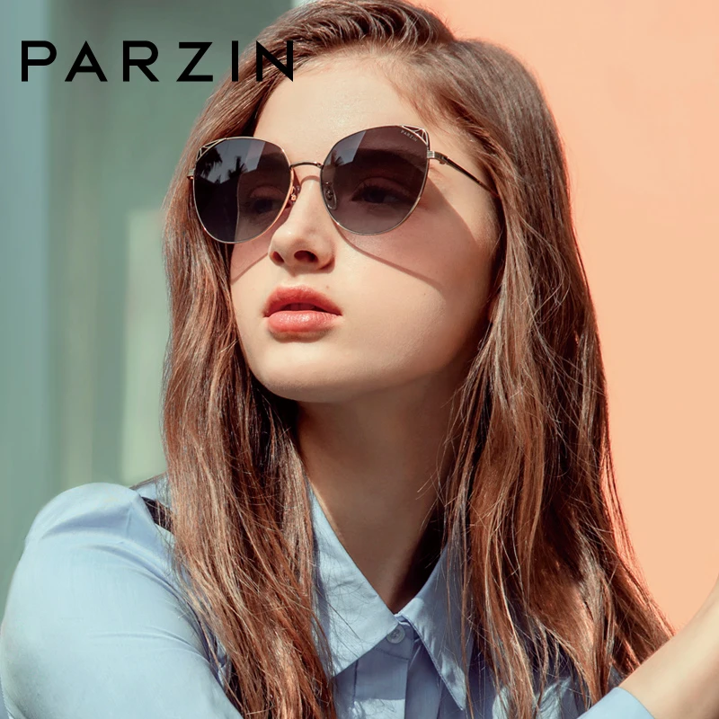 PARZIN New Women Fashion Sunglasses Brand Designer High Quality Metal Large Frame Nylon Sunglasses Fashion Sunshade Sunglasses
PARZIN New Women Fashion Sunglasses Brand Designer High Quality Metal Large Frame Nylon Sunglasses Fashion Sunshade Sunglasses