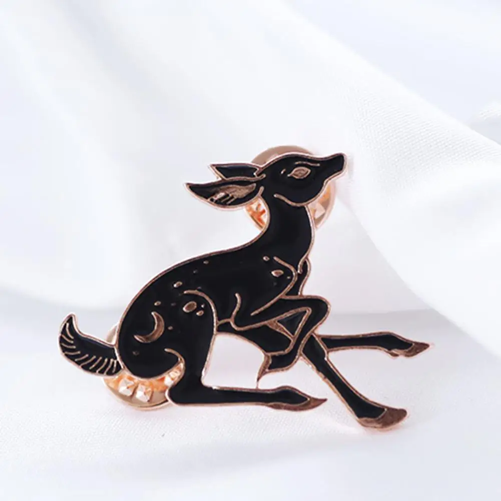 

Cute chic Little Fawn Enamel Brooch Pin Women Clothing Collar Dress Bag Jewelry Gift