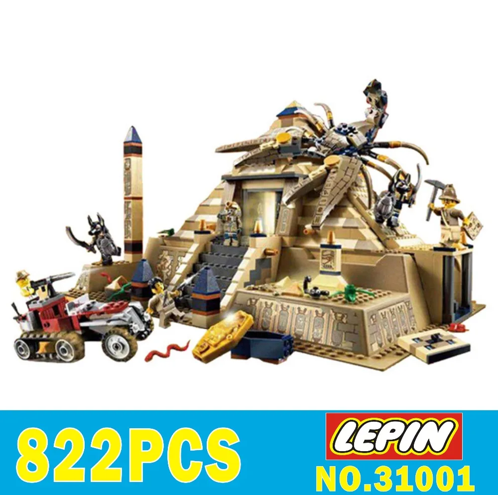 LEPIN 31001 822Pcs Egypt Pharaoh Series Scorpion Pyramids Seeks Building Blocks Bricks Toys Model Christmas Gifts for Children
LEPIN 31001 822Pcs Egypt Pharaoh Series Scorpion Pyramids Seeks Building Blocks Bricks Toys Model Christmas Gifts for Children