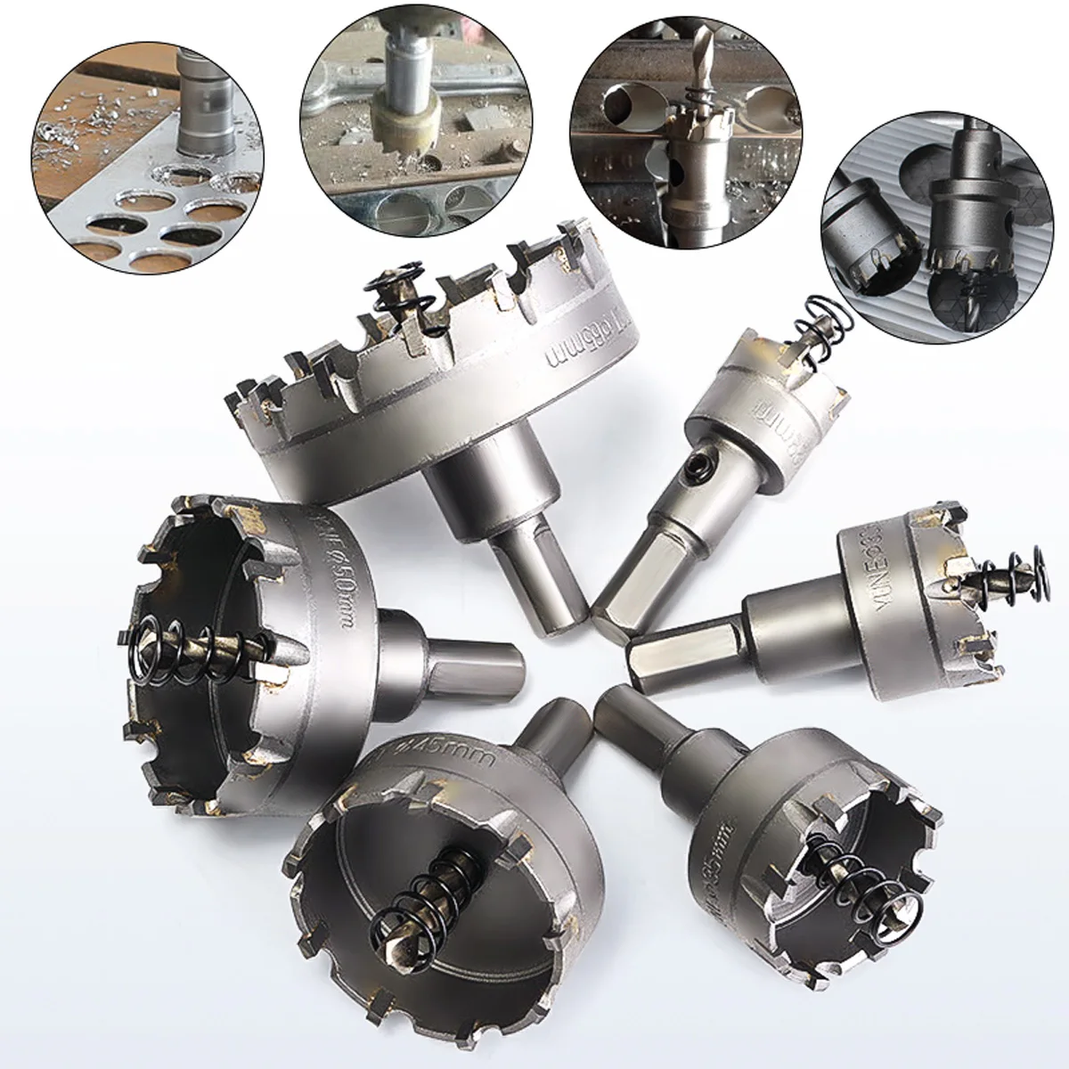 1Pcs 16/18.5/ 20/ 25/30mm HSS Hole Saw Set Carbide Tip TCT Core Drill Bit Hole Saw For Alloy Stainless Steel Cutter Power Tool
1Pcs 16/18.5/ 20/ 25/30mm HSS Hole Saw Set Carbide Tip TCT Core Drill Bit Hole Saw For Alloy Stainless Steel Cutter Power Tool
