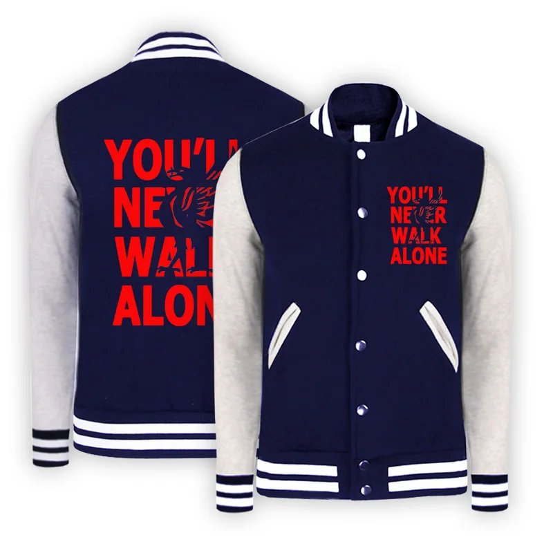 Custom jackets Uniform College Baseball Varsity Jacket Men Sweatshirts clothing Hoodies Boys you never walk alone
Custom jackets Uniform College Baseball Varsity Jacket Men Sweatshirts clothing Hoodies Boys you never walk alone