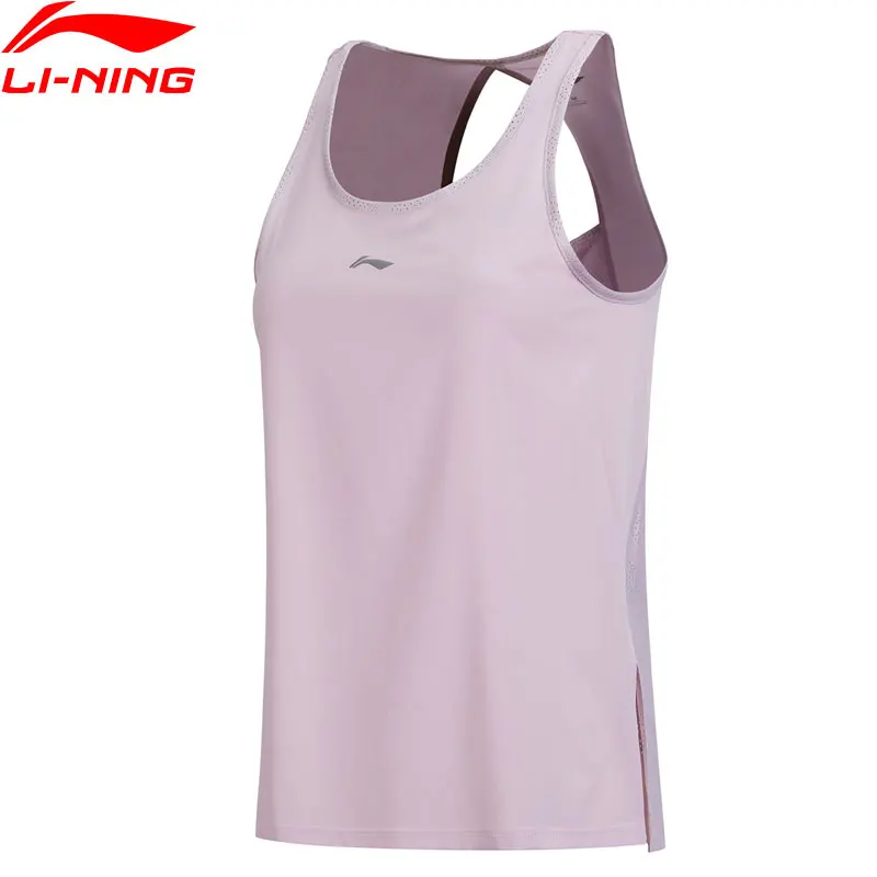 

Li-Ning Women's Running Jogger Tank Regular Fit 89% Polyester 11% Spandex Breathable Comfort LiNing Sports Vest AVSN066 WBJ180