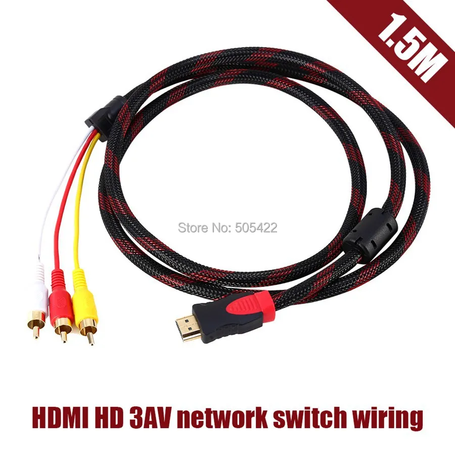 Hot-1-5M-5Ft-Nylon-Red-Black-Male-to-Male-HDMI-To-3-RCA-AV-Video (4).jpg