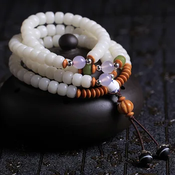 Original design white bodhi root 108 bracelet natural milky white bodhi without optimization
Original design white bodhi root 108 bracelet natural milky white bodhi without optimization