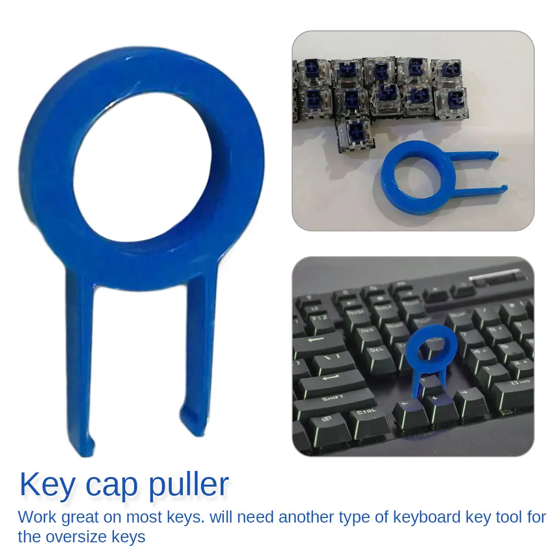Keycap Puller Mechanical Keyboard Keyboard Key Cap Round Key Cap Fixing Tool Keycap Puller Remover
Keycap Puller Mechanical Keyboard Keyboard Key Cap Round Key Cap Fixing Tool Keycap Puller Remover