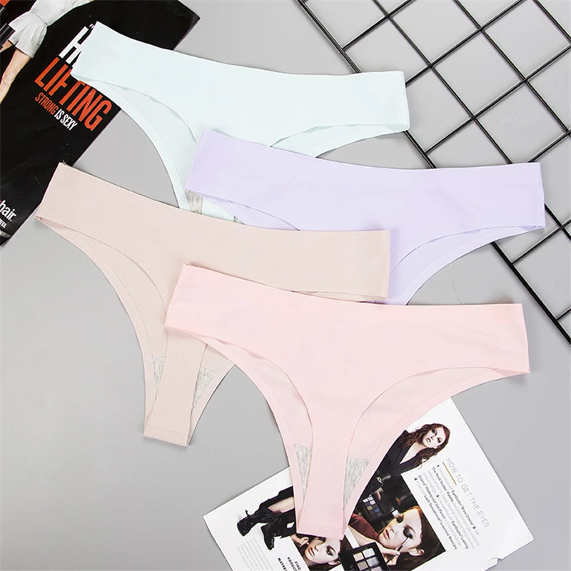 Panties for women summer ice silk seamless G-string ladies sexy lingerie female casual underwear bragas cotton thongs underpants
Panties for women summer ice silk seamless G-string ladies sexy lingerie female casual underwear bragas cotton thongs underpants