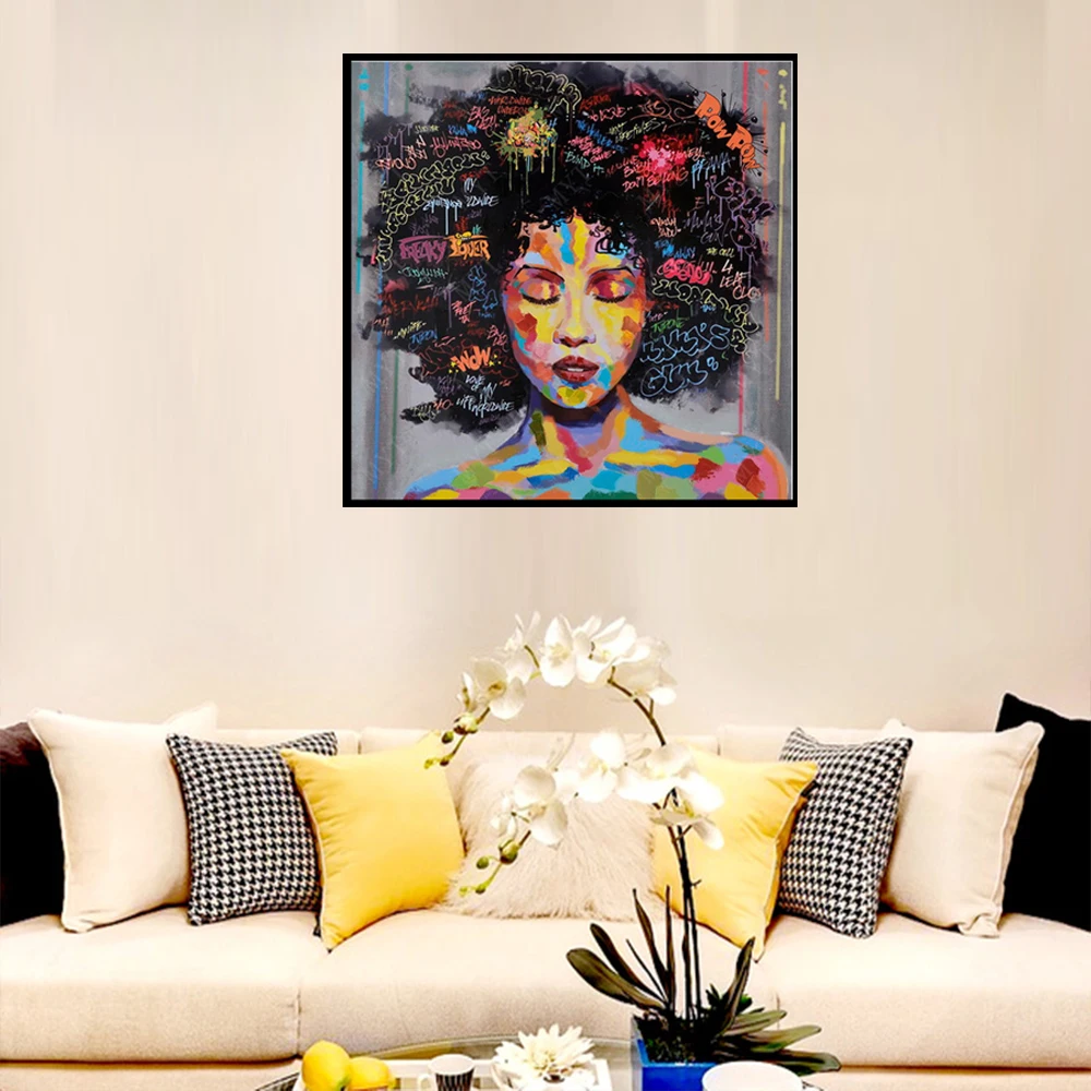 decoration pictures Wall Art Canvas Painting Art Poster Wall Pictures for Living Room Art Print Wall "African Women" No Frame
decoration pictures Wall Art Canvas Painting Art Poster Wall Pictures for Living Room Art Print Wall "African Women" No Frame
