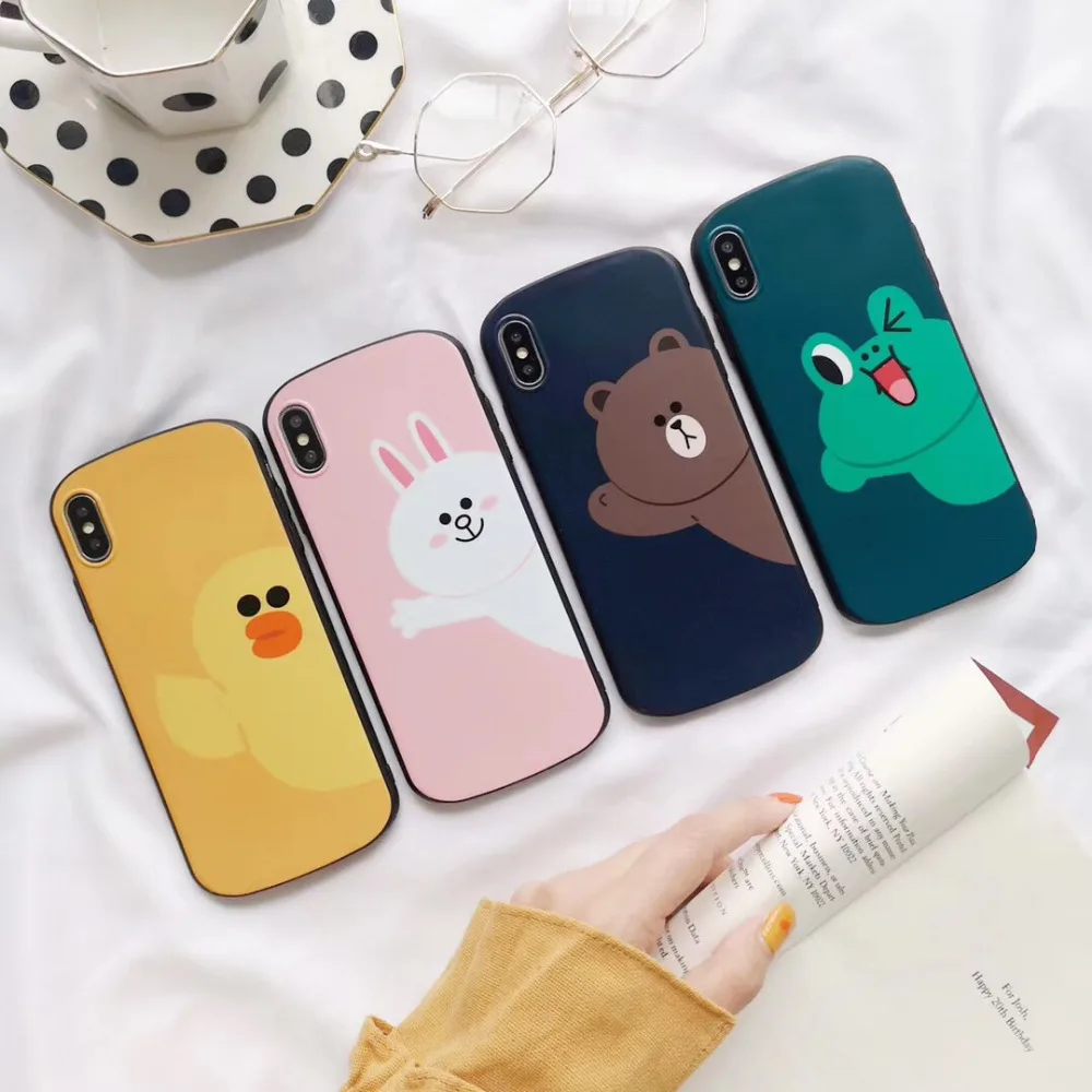 maosenguoji arc cute cartoon line Brown bear cony frog fashion soft Mobile Phone Case for iphone 6 6s 7 8 plus X XR XS MAX cover
maosenguoji arc cute cartoon line Brown bear cony frog fashion soft Mobile Phone Case for iphone 6 6s 7 8 plus X XR XS MAX cover