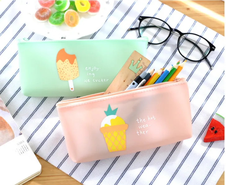 1 Pcs Kawaii Pencil Case Fruit ice cream Gift Estuches School Pencil Box Pencilcase Pencil Bag School Supplies Stationery
1 Pcs Kawaii Pencil Case Fruit ice cream Gift Estuches School Pencil Box Pencilcase Pencil Bag School Supplies Stationery