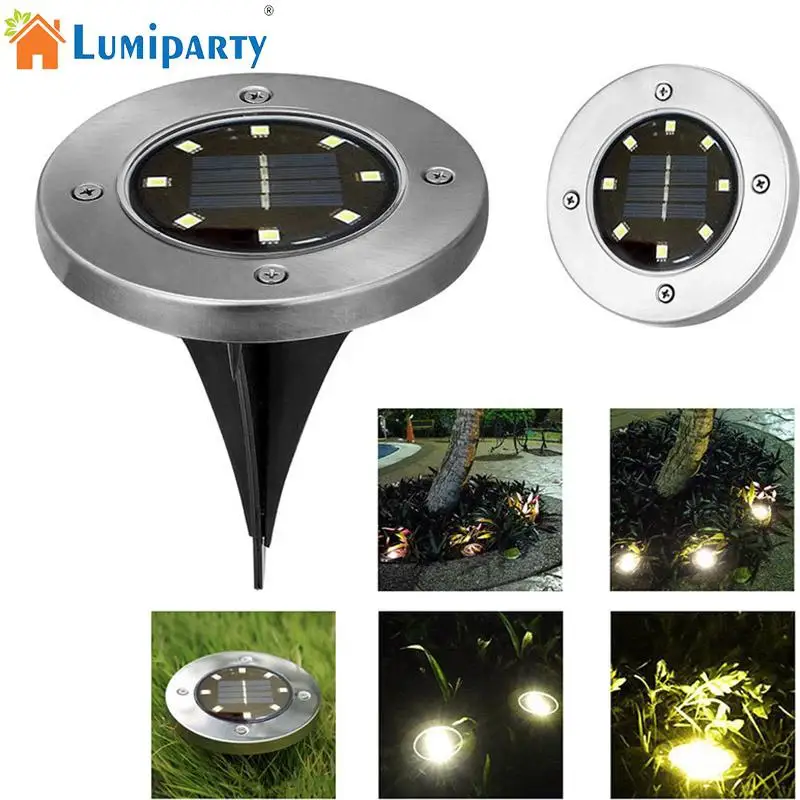 led Solar Lamp 8 LED Solar-powered Stainless Steel Buried Light Under Ground Lamp Outdoor Path Way Garden Decoration
led Solar Lamp 8 LED Solar-powered Stainless Steel Buried Light Under Ground Lamp Outdoor Path Way Garden Decoration