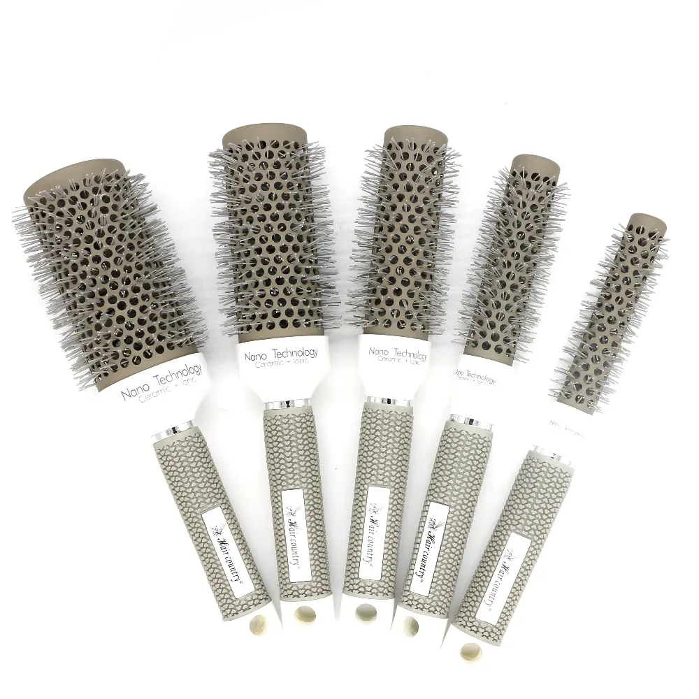 New Content Ceramic Ionic Round Comb Barber Hairdressing Salon Styling Tools Brushes Professional 5 Sizes Set Barrel Hairbrush
New Content Ceramic Ionic Round Comb Barber Hairdressing Salon Styling Tools Brushes Professional 5 Sizes Set Barrel Hairbrush