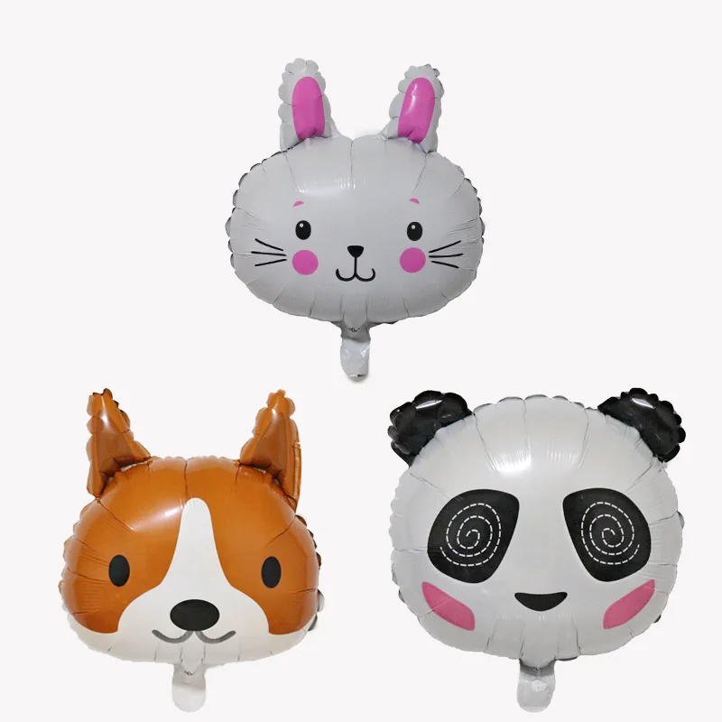 18 inch cartoon three animal heads Aluminium foil balloon kids toy supplier New Year decoration balls
18 inch cartoon three animal heads Aluminium foil balloon kids toy supplier New Year decoration balls