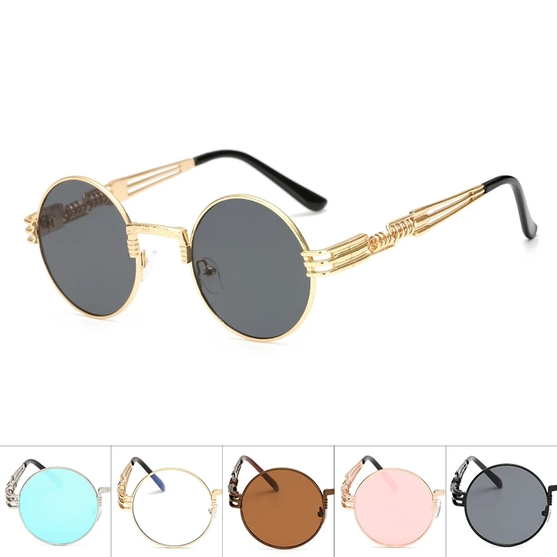 ZXTREE 2019 Steampunk Gothic Round Retro Sunglasses Women Fashion Sun Glasses Men Coating Mirror Vintage Sunglasses UV400 Z316
ZXTREE 2019 Steampunk Gothic Round Retro Sunglasses Women Fashion Sun Glasses Men Coating Mirror Vintage Sunglasses UV400 Z316