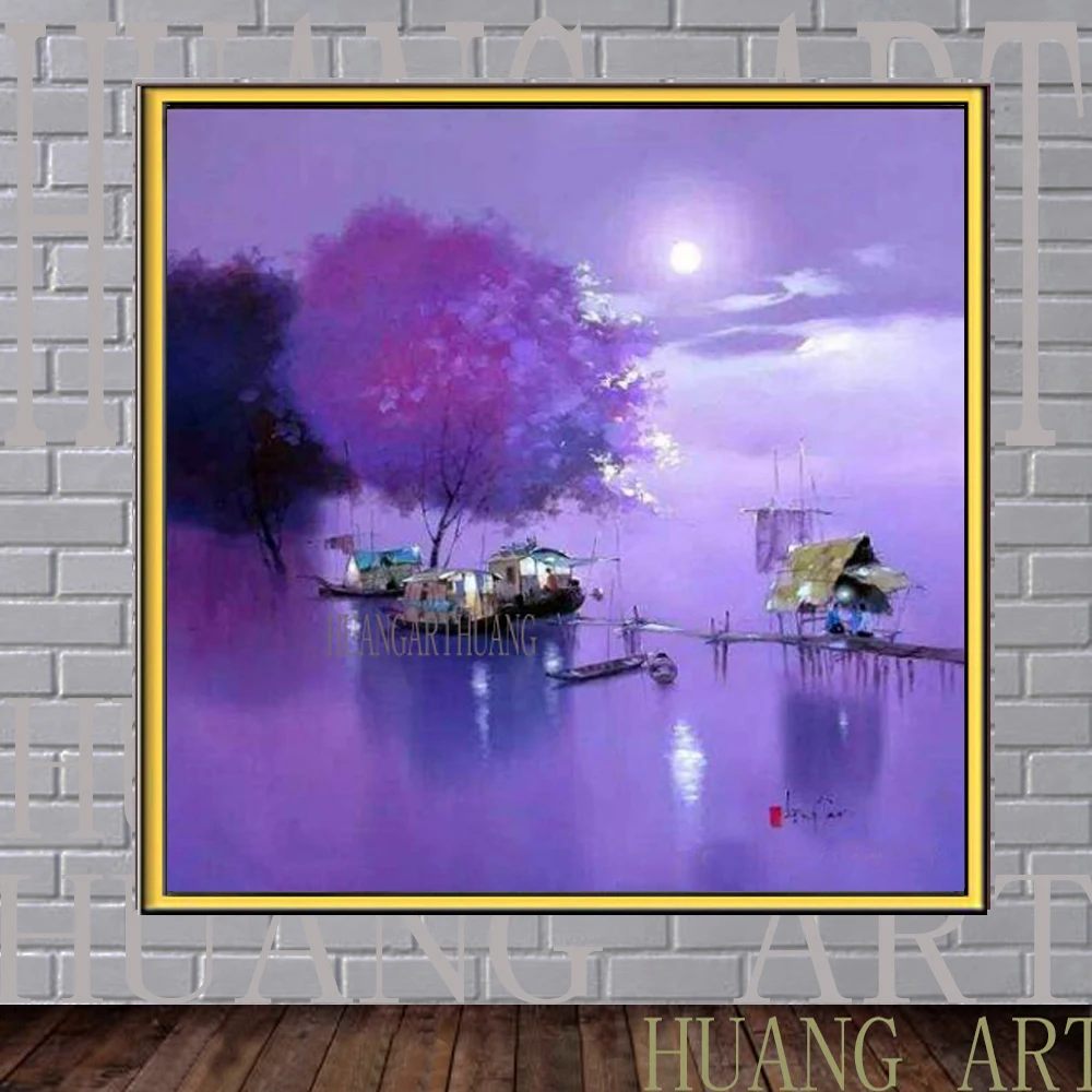 Small purple Vietnam countryside original famous artists oil painting huts modern bedroom style sofa decorative home cafe
Small purple Vietnam countryside original famous artists oil painting huts modern bedroom style sofa decorative home cafe